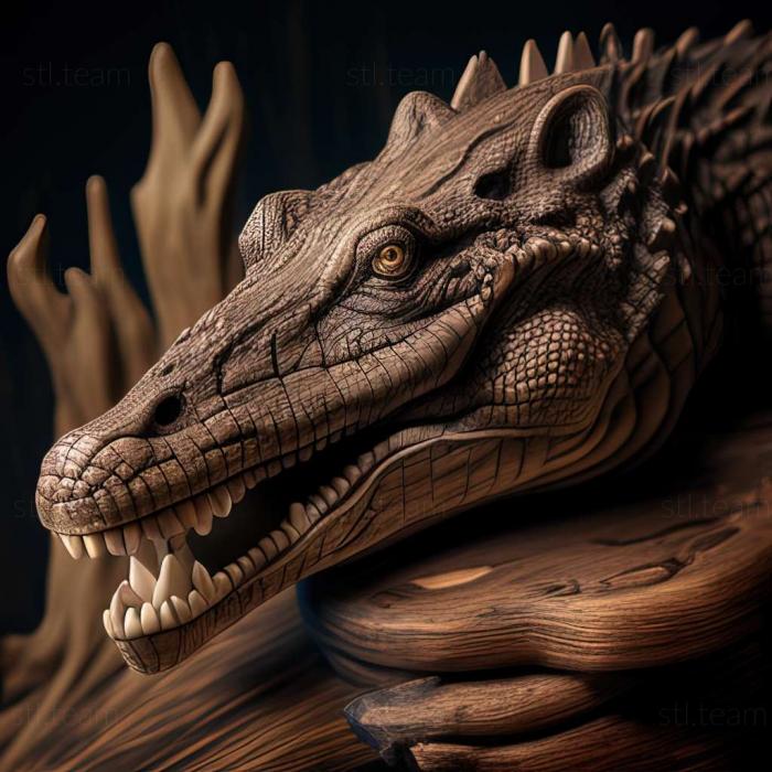 3D model Sarcosuchus (STL)